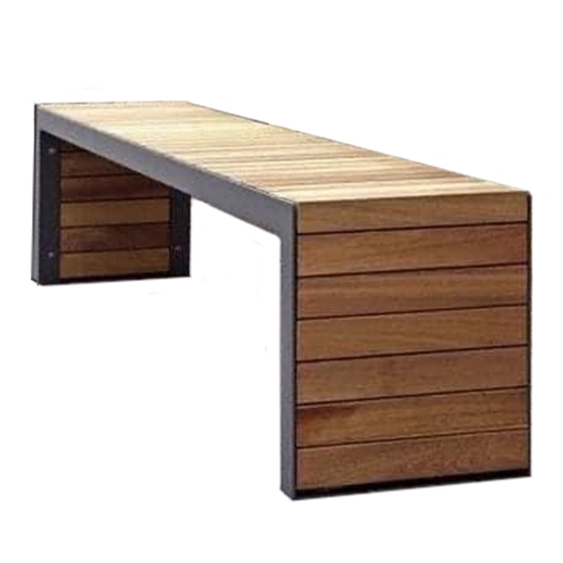 Bench Seat Horizontal Wood Finish